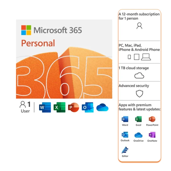 Microsoft Office 365 1 User (Personal) - Image 7