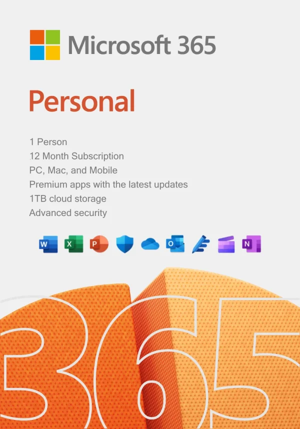 Microsoft Office 365 1 User (Personal)